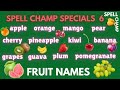 English Spelling Words - Specials 6