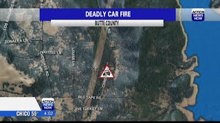Butte County Sheriff's Office investigating after two bodies found inside of burning car near Concow