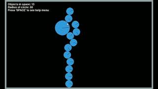 Physics Simulation Made using Python 3.9