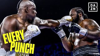 BRUTAL heavyweight bout! Every Punch from Dillian Whyte vs. Jermaine Franklin