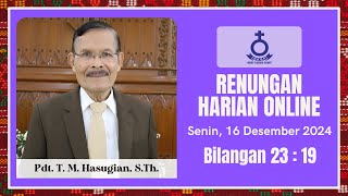 Renungan Harian Online HKBP Duren Sawit 16 Desember 2024