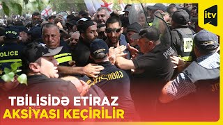 Tbilisidə LGBT festivalı əleyhinə yürüş keçirildi