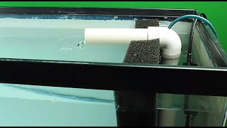HOW TO: easy DIY aquarium filter - Hamburg Mattenfilter - sponge filter TUTORIAL