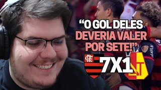 CASIMIRO REAGE: FLAMENGO 7 X 1 TOLIMA PELA LIBERTADORES 2022 | Cortes do Casimito