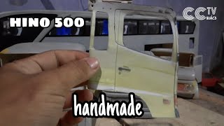 Review pembuatan kabin truk hino 500 ||alibaba miniatur