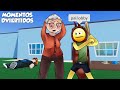 DESTRUYE A LA ABUELA MOMENTOS DIVERTIDOS (ROBLOX)