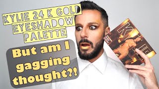 KYLIE COSMETICS 24 K GOLD BIRTHDAY EDITION EYESHADOW PALETTE REVIEW BY FLAVIO MIGUEL.