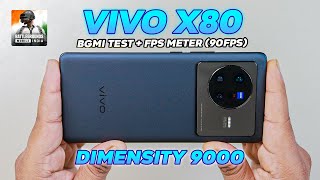 vivo X80 Quick BGMI Test With FPS Meter 🔥 90FPS Gaming 🔥