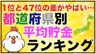 【お金の知識】1位と47位の差がすごい…！？都道府県別貯蓄ランキングを紹介！貯金が得意な都道府県の特徴は？