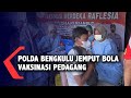 Polda Bengkulu Jemput Bola Vaksinasi Pedagang