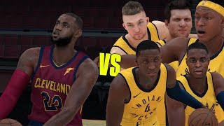 LeBron James Vs The Entire Indiana Pacers Team! | NBA 2K18 Challenge |