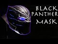 How To Make a Glowing LED Black Panther Mask! - $10 Build!!!