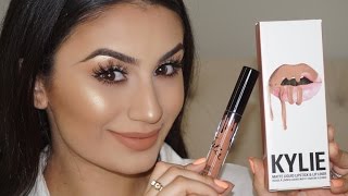 Nude Makeup Tutorial Talk Through | Kylie Lip Kit "Exposed" First Impression | Glamour By Suzy
