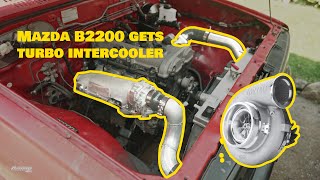 Mazda B2200 Mini Truck Gets A turbo Intercooler -  Video 008 build Series #b2000 #b2600 #minitruck