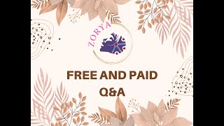 FREE AND PAID Q&A