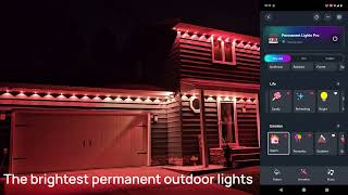 Super Bright Permanent Outdoor Lighting from ASAHOM! S1060 Lights Pro Supports Extend 200ft Now