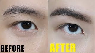 Easy Eyebrow Tutorial + Trim for Beginner |  MENS GROOMING MAKEUP | 男仕畫眉修眉 | ISSAC YIU