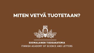 Miten vetyä tuotetaan?