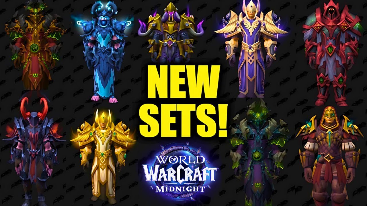 New Midnight Season 1 Tier Sets Revealed Warlock Warrior Druid Dh