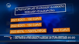 სახელმწიფოს მხარდაჭერა 232 000-ზე მეტი სოციალურად დაუცველი მოზარდისთვის