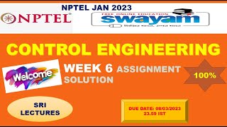 🔥💥WEEK 6💥🔥100%💥 CONTROL ENGINEERING ASSIGNMENT SOLUTION 💥