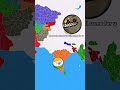 zombie escape nutshell | zombie vs Asian countries | India | #zombie #countryball #shorts