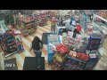 Attack on store clerk caught on camera