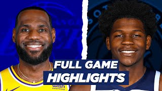 LA LAKERS vs TIMBERWOLVES FULL GAME HIGHLIGHTS | 2021 NBA SEASON