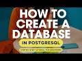 How to Create a Database in PostgreSQL (Step-by-Step Tutorial)