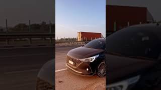ll Hyundai Verna modified Black ll #shorts #blackverna #youtube #youtubeshorts #viralvideo