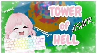 Roblox ASMR ~ Tower of Hell *CREAMY* Keyboard Sounds