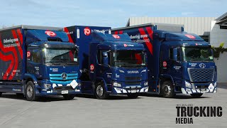 Mercedes-Benz eActros, Scania 25P, Hyundai Xcient FCEV TRIPLE FEATURE | NZ Trucks | Postal Trifecta