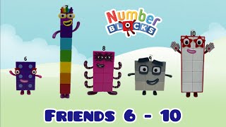 Numberblocks friends 6 - 10 figures