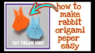 Easy Origami Rabbit - How to Make Rabbit Step by Step | It's craft