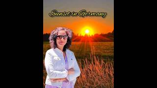 #SunsetinGermany#बापरे रात्री १० वाजता एवढाउजेड😳😳✨#shortvideo#ytshorts #trending #viral#sunset.