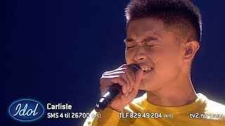 Dommerne var målløse og tårevåte etter Carlisles sang om savnet etter en far | Idol Norge 2018