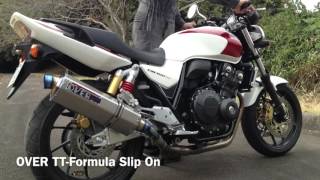 CB400SF OVERRACING TT-FORMULA SLIP ON マフラーサウンド