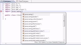 Intermediate Java Tutorial 49 Beginning the Client Messaging System
