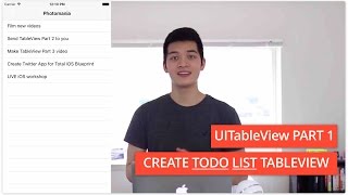 Part 3: UITableView and UITableViewController Swift Tutorial with Xcode | Episode 45