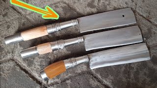Cara Membuat Gagang golok/pisau/sabit - How to make knife Handle