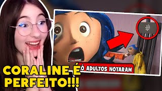 29 DETALHES que você PERDEU em CORALINE | Cátia Reage