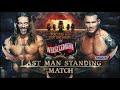 WWE WRESTLEMANIA 36: Edge vs. Randy Orton - Official Match Card