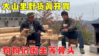 大山里资源丰富，凉拌折耳根和辣炒酸鱼，入口酸爽真下饭【乡野志刚】