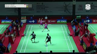 FADILLAH+HIDAYAT(INA) VS NOMURA+SHIMOGAMI(JPN) MANSION SPORT Indonesia International Challenge 2022