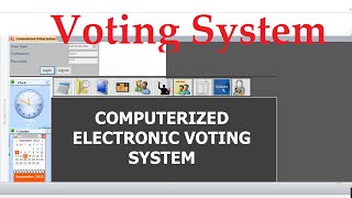 Computerized voting system | Using Microsoft Access | Project
