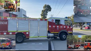 FRV/FS87 Shift change/P1C+TB10 responding/on scene/P1C returning