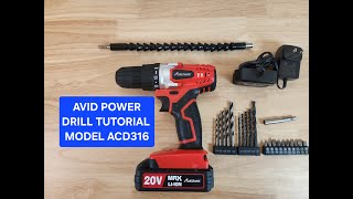 Avid Power Drill Tutorial ACD316