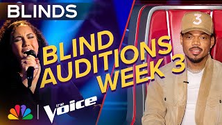 The Best Performances from the Third Week of Blind Auditions | The Voice | NBC