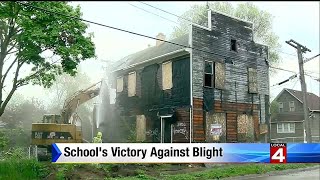 Schools victory against blight
