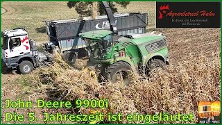 Agrarbetrieb Hahn - Die 5. Jahreszeit ist eingeläutet - John Deere 9900i